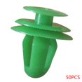 thumbnail image 4 of Maytalsory 50 Pieces Universal Door Panel Fastener Fixed Clips Set Rivet Lightweight Clamp Convenient Flexible Push Retainer Green 1Set, 4 of 6