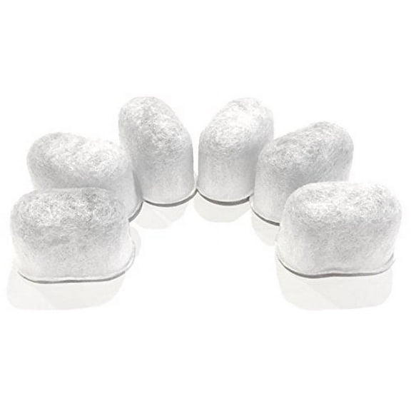 6-Pack Replacement Charcoal Water Filters for Keurig Coffee Machines By NISPIRA