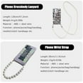 thumbnail image 2 of KOMI 2Pcs Phone Crossbody Lanyard and Wrist Phone Strap,Adjustable Universal Phone Strap Cell Phone Lanyard Crossbody Strap Phone Chain with 2× Tether Tab for Most Phones Bag Purse, 2 of 7