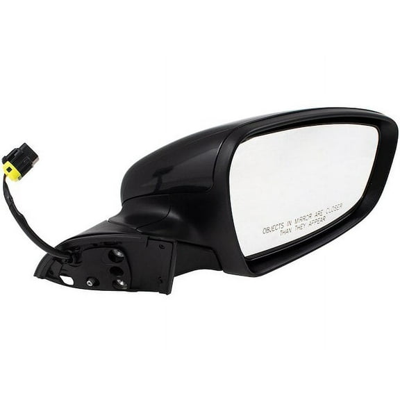 Right Passenger Side Power Mirror - Paint to Match - with Heated Glass and Manual Fold - without Turn Signal, Puddle Light, and Blind Spot Detection - Compatible with 2017 - 2018 Kia Forte