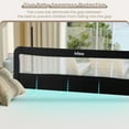 thumbnail image 4 of Rambarde de Lit INFANS pour Tout-Petits, Rambarde de Sécurité Pliable de 59 Pouces pour Lit de Bébé Adaptée aux Enfants Simple, Garde-Corps de Lit Extra Long à Bascule vers le Bas pour Lit de Bébé Convertible, Grand Lit, Lit Double, Très Grand Protège-Matelas Latéral, 4 of 8