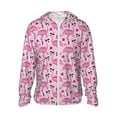 thumbnail image 2 of Lsque Cute Watermelon Flamingo UPF 50+ Lightweight Sun Protection Men's Women's Long Sleeve Shirt, Hoodie Performance -XX-Large, 2 of 9