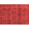 thumbnail image 1 of Ahgly Company Machine Washable Indoor Rectangle Abstract Red Modern Area Rugs, 2' x 3', 1 of 4