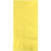 Party Central Club Pack of 600 Mimosa Yellow Premium 2-Ply Disposable Dinner Napkins 8"