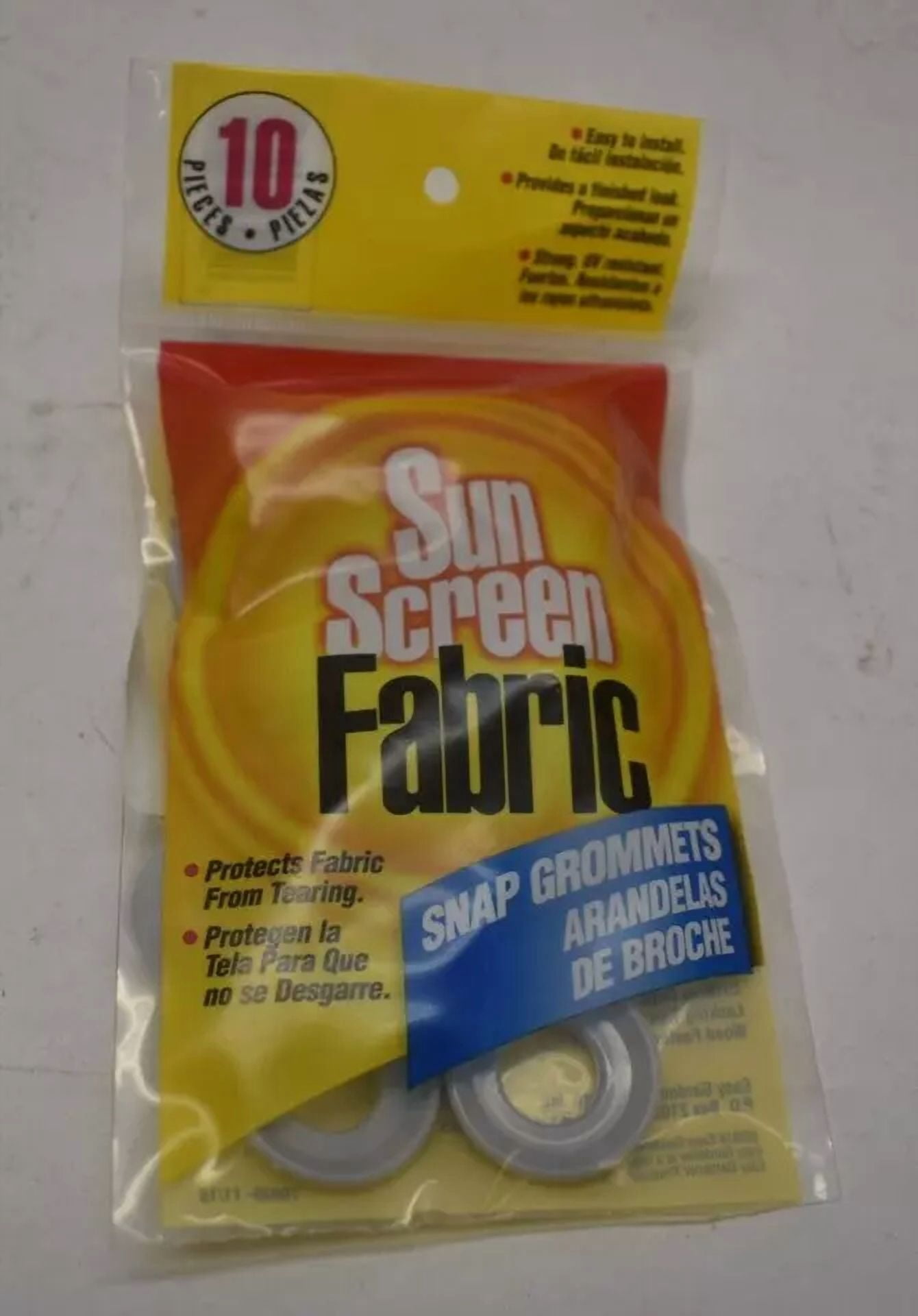 PURELY- Easy Gardener 70035 Snap Grommets Sun Screen Accessories Grey 20 Pieces