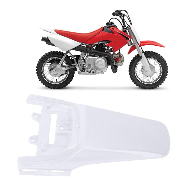Motorcycle Rear Mud Guard Shockproof Tail Wheel Mudguard Tire Splash Guard for Imported Pit Bikes BLACK