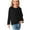 Black, variant on Girls Long Sleeve Shirts T-Shirts Kids Crewneck Basic Plain Tees Tops for Teen Girls Children'S Long Sleeve Top