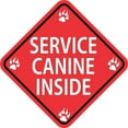 thumbnail image 4 of 5in x 5in Service Canine Inside Sticker, 4 of 4