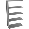 thumbnail image 2 of Tennsco Capstone Shelving 36"W 5-shelf Unit 76" Height x 36" Width x 24" Depth - Recycled - Medium Gray - Steel - 1Each, 2 of 2