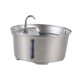 thumbnail image 3 of Fuente de agua para gatos Salvador dispensador de agua de acero inoxidable 2,6 l con grifo, 3 of 10