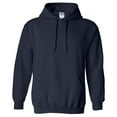 thumbnail image 2 of Gildan Men's Long Sleeve Heavy Blend Front Pocket Pullover Hoodie Royal M, 2 of 2