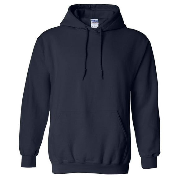 Gildan Men's Long Sleeve Heavy Blend Front Pocket Pullover Hoodie Navy L