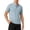 c01Blue, variant on USNSM (M-5XL) Plus Size Mens Henley Shirts Short Sleeve Cotton Casual Summer Basic T-Shirts Button Solid Collarless Shirts for Work Blue XXL