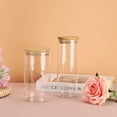 thumbnail image 5 of Uxcell 22 oz Glass Jar with Airtight Bamboo Lid Glass Kitchen Container Clear Food Storage Jar 2 Pack (16x8cm), 5 of 6