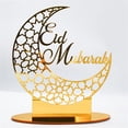 thumbnail image 5 of Ramadan Decorations Acrylic Mubarak Sign - Crescent Letter Table Mubarak Ramadan Decorations Sign Eid Decor Eid Mubarak Ornament Ramadan Mubarak Eid Ornaments, Centerpiece Eid Al Adha Decorations, 5 of 6