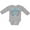 AC-Heather Grey, variant on Inktastic My Nonna Loves Me with Flowers and Hearts Boys or Girls Long Sleeve Baby Bodysuit