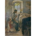 thumbnail image 2 of Gustav August Hessl 11x14 Black Ornate Wood Framed Double Matted Museum Art Print Titled: Ceremony, 2 of 5