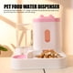 thumbnail image 5 of Dispensador De Agua Y Comida Para Mascotas, Comedero Automático Para Gatos De Diseño 2 En 1 Con Dispensador De Agua De 1 Litro Y Dispensador De Comida De 2 L, Ventana, 5 of 7