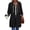 Black, variant on Women Hooded Cardigan Casual Loose Long Sleeve Drawstring Solid Knit Sweater Coat Fall Spring Party Travel Cardigans Army Green M