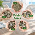 10 Pounds 1/8 Inch Aquarium Gravel River Rocks for Fish Tanks, Turtle ...