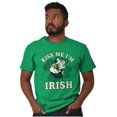 thumbnail image 3 of Popeye Kiss Me Im Irish St Paddys Day Men's Graphic T Shirt Tees Brisco Brands S, 3 of 6