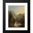thumbnail image 2 of American School 11x14 Black Modern Framed Museum Art Print Titled - A Lake in the Mountains (19th Century), 2 of 5