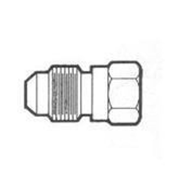 Anderson Fittings Adaptateur U3-6D Droit; 13/16 Pouces Hex; Laiton; Simple; Ne Convient Pas à l'Eau Potable