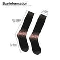 thumbnail image 5 of Daiia Sports Socks Rose Gold Glitter1 Printed Novelty Crew Socks for Men Women Knee High Socks Cotton Socks Soft & Breathable Support Unisex Socks, 5 of 9