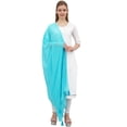 thumbnail image 4 of Phagun Foulard Tour de Cou en Mousseline à Franges d'Été Dupatta Femme Longue Étole Foulards-Vert, 4 of 5