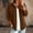 Brown women fall shacket a1, variant on Women Fall Long Sleeve Collared Button Down Solid Shacket Casual Shirt With Chest Pocket, Gray XL