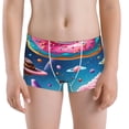 thumbnail image 5 of Yiaed Colorful Donut Print Boys' Boxer Briefs Cotton Casual Stretch Comfort Boys Boxers - Kids Boxer Briefs Underwear for Boys (6-18)-Small, 5 of 5