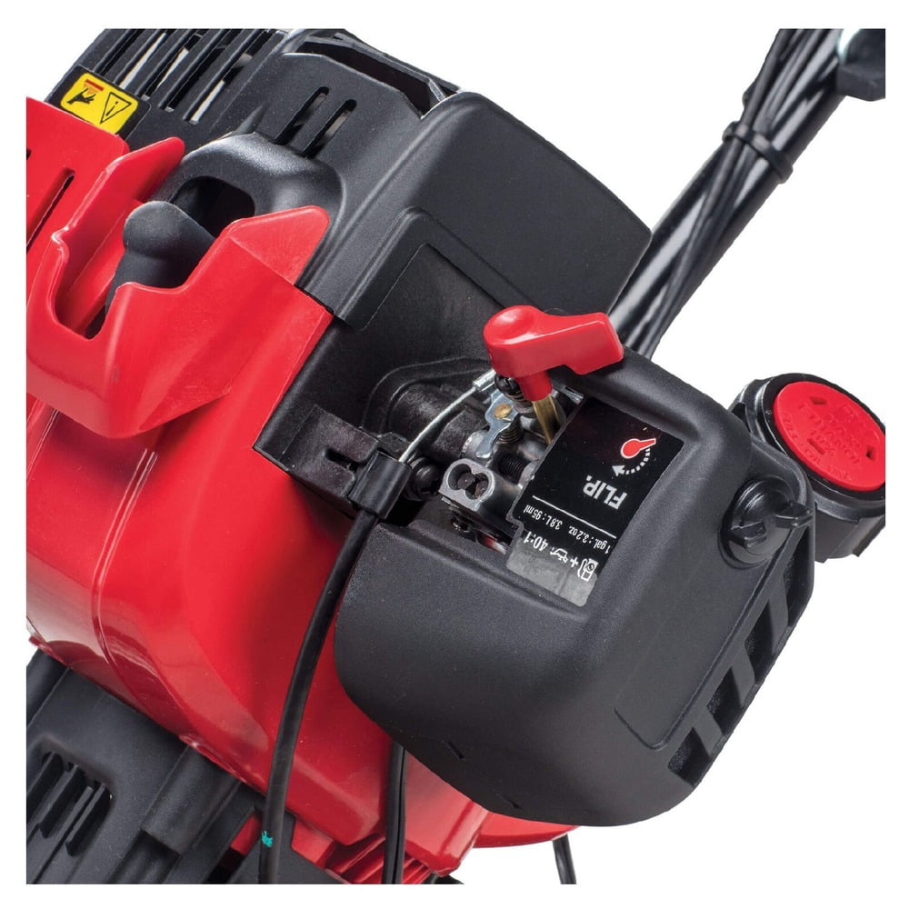 Troy-Bilt EC 2 Cycle Gas Power Walk Behind 9 Inch Garden Cultivator Tiller, Red