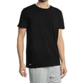 thumbnail image 3 of Lacoste 3 Pack Crew Lounge T-Shirts, Black, 3 of 6
