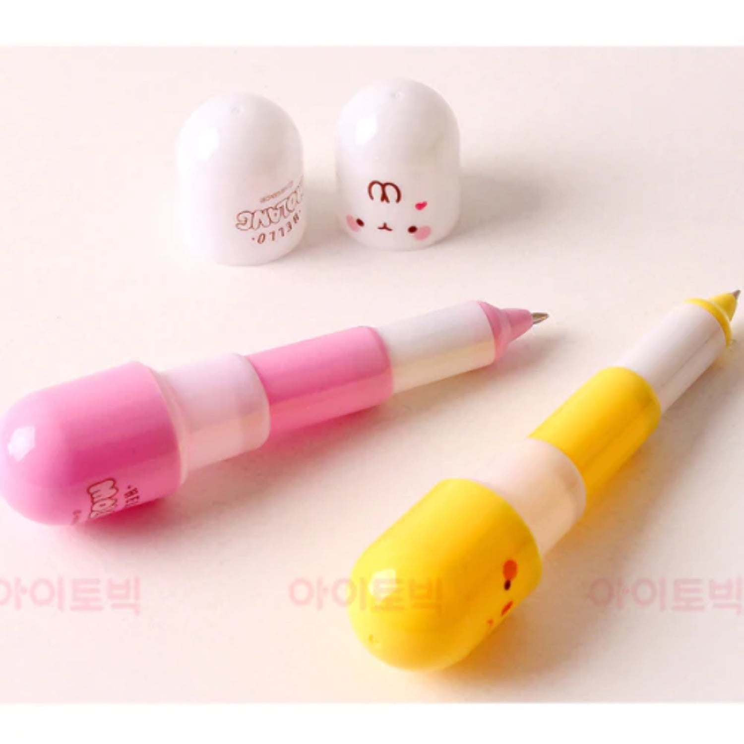 MOLANG MULTICOLOR PEN Kawaii Cute Rabbit Pen Cartoon Bunny Multi