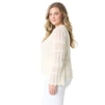 thumbnail image 4 of Jessica Simpson Women's and Women's Plus Pointelle Pullover, Sizes XS-5X, 4 of 5