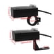 thumbnail image 3 of Dweekiy Adaptador de Corriente del Cargador USB para Motocicleta, Cargador Universal para teléfono móvil de 12-24 V con Interruptor Dual USB QC3.0 Carga rápida security pin lock Spptty electrónica del vehículo, 3 of 7
