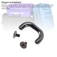 thumbnail image 3 of 20 Sets U Shape Bag Buckle, 5.5mm Screws Hardware with Arch Bridge Crafted Durability Arch Bridge Bag Buckle for Handbag Desk Drawer, 3 of 7