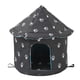 thumbnail image 1 of Casa exterior para gatos, casas resistentes a la intemperie para perros pequeños, bonita cabaña para mascotas para perros de interior, (tradicional, yurta mediana)35cm XianweiShao 1327537060451, 1 of 5