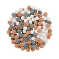 thumbnail image 1 of Uxcell 7 Paquetes de 30g Bolas de Reemplazo para Cabezal de Ducha 0.28''-0.31'' para Filtración Blanco Gris Naranja, 1 of 6