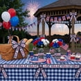 thumbnail image 4 of Patriotic Independence Day Ribbon Set, Red White Blue USA Flag Wired Edge Ribbon for Wreath Bow Gift Wrapping, 4th of July Decorative Craft Supplies, 4 of 6