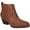 Tan, variant on Bella Vita Womens LOU Leather Pull On Ankle Boots
