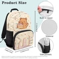thumbnail image 7 of Uorisanigo Donut Bear Print Kids Backpack 5-12 Year Lightweight Children School Bag with Side Water Bottle Holder for Preschool Kindergarten Elementary, 7 of 7