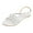 Silver, variant on asdoklhq Sandals for Women Clearance Under $10,Women's Summer Rhinestone Buckle Strap Beach Open Toe Breathable Sandals Shoes