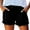 Black, variant on Jean Shorts Womens Stretchy Plus Size Women's High Denim Shorts Short Jeans Casual Shorts with Pocket(Dark Blue,XXL)