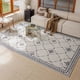 thumbnail image 5 of Living Room Crystal Velvet Carpet Non-slip Flower Print Area Rug Home Decoration Nordic Washroom Floor Mat Table Large Carpets My Lux Decor Round, 5 of 14