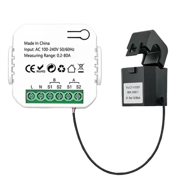 Canal bidireccional solar 110-240 V 50/60Hz del monitor KWh picovoltio el 1/2