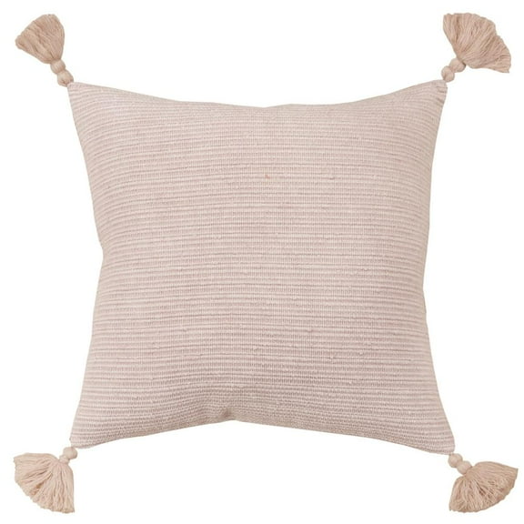 Rizzy Pillow Knife Edged Woven Pillow Blush 12"x12"x2"