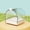 White, variant on Transparent Bird Bath Cage Splash Proof Food Holder Box Bird Birdbath Feeder Bottom Drawer Screw Hooks Parrot Shower Box