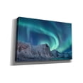 thumbnail image 2 of Epic Graffiti 'Aurora Borealis In Norway Green' by Epic Portfolio, Giclee Canvas Wall Art, 40"x26", 2 of 8
