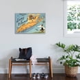 thumbnail image 3 of Art.com Greetings from Long Island, New York, Map Stretched Canvas Print Wall Art, 36" x 24", 3 of 4